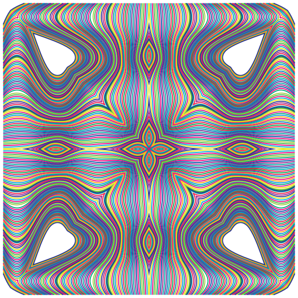 Prismatic Waves Design 4