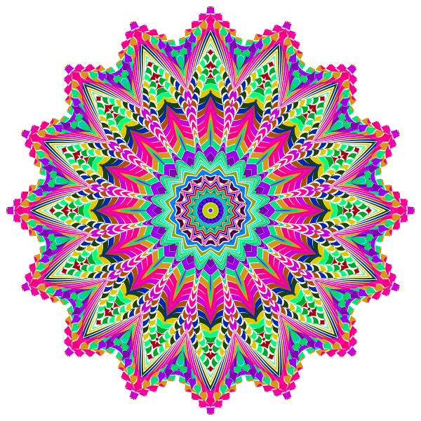 Psychedelic Geometric Star 3