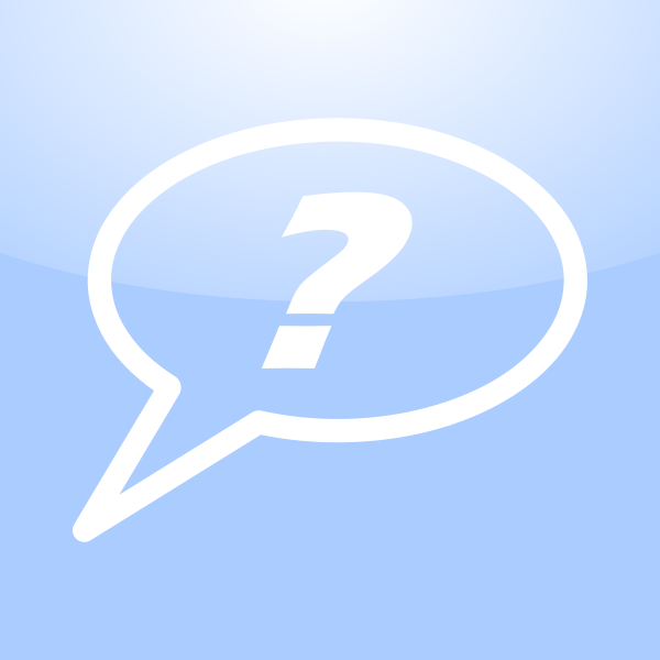 Mac question icon vector illustration