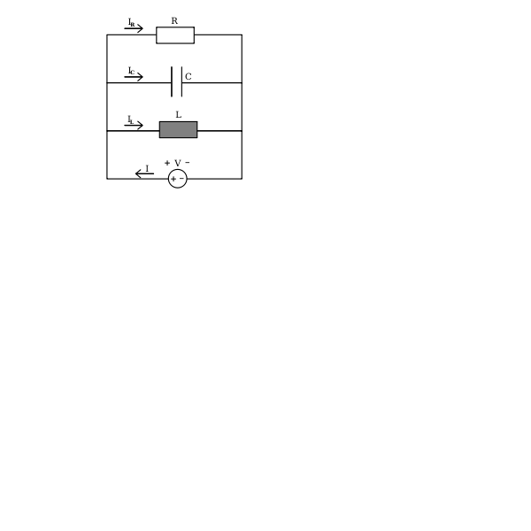 Simple parallel electric circuit