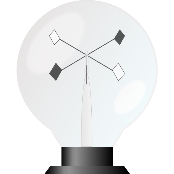 Crookes radiometer vector image