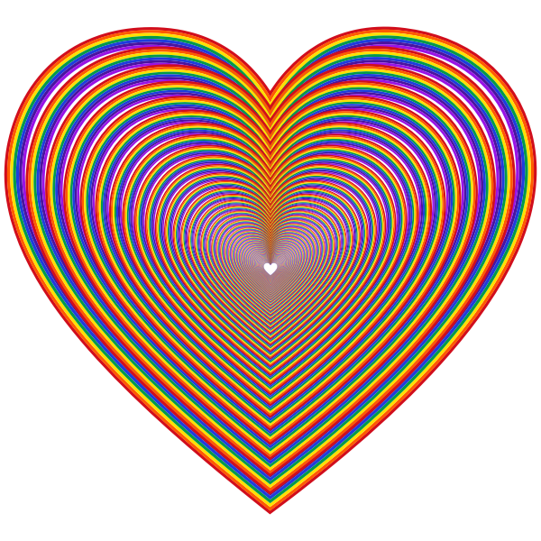 Rainbow Heart 2