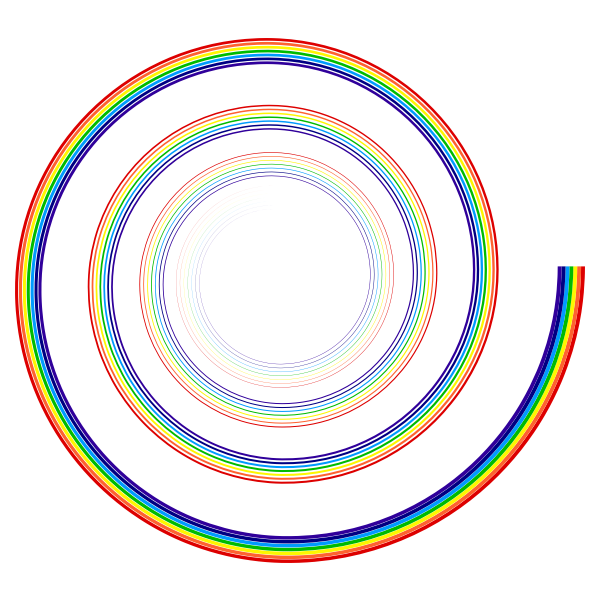 Rainbow Spiral