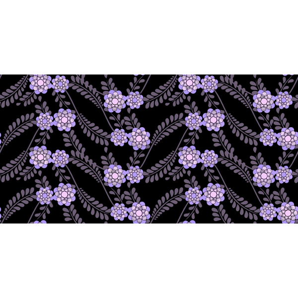 Flowery pattern on background