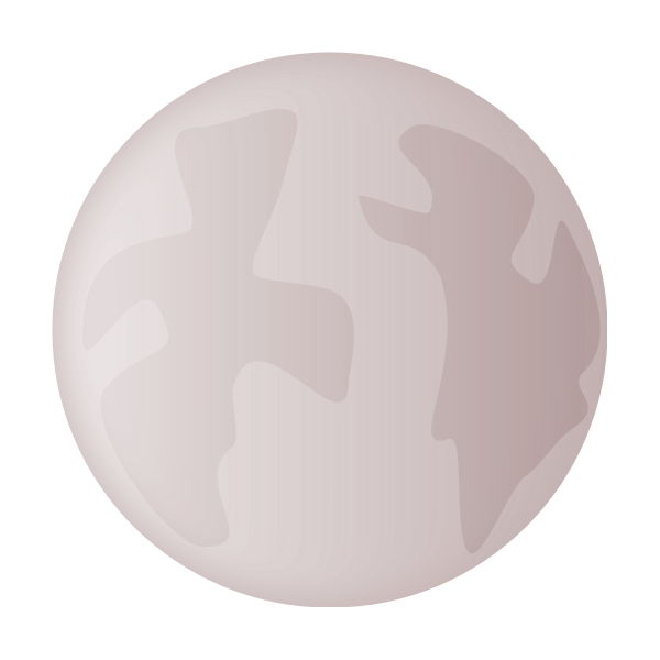 Small icon of planet vector image