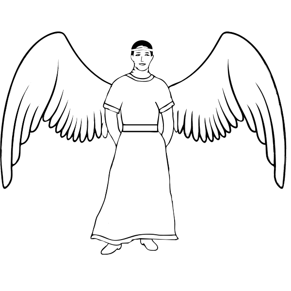 Standing angel