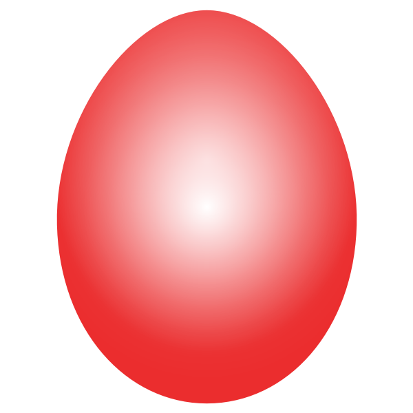 Red Easter Egg