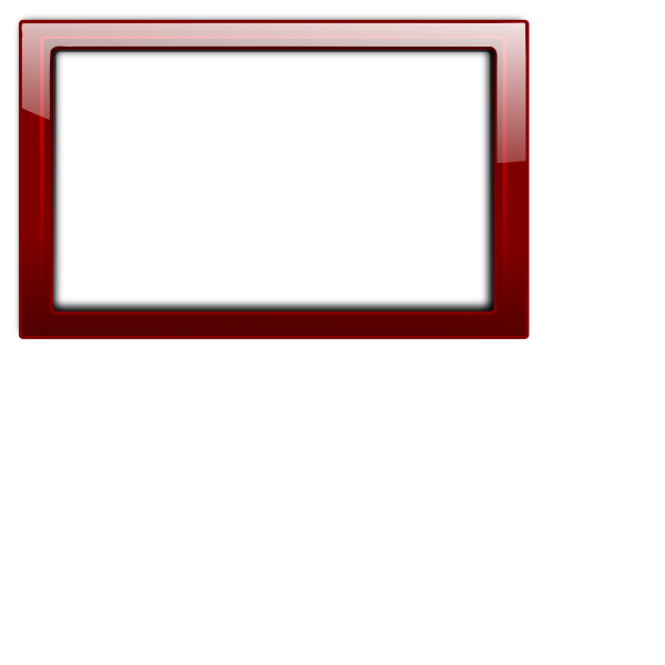 Gloss transparent red frame vector illustration