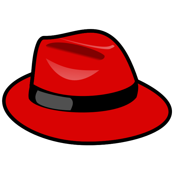 Red fedora