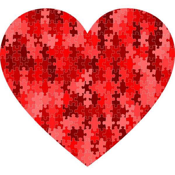 RedPuzzleHeart