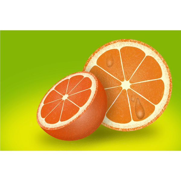 Sliced orange