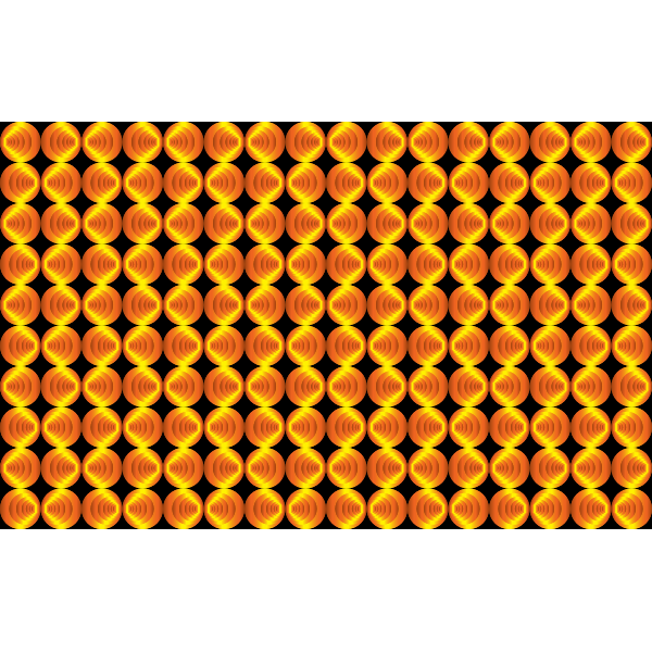 Orange retro circles