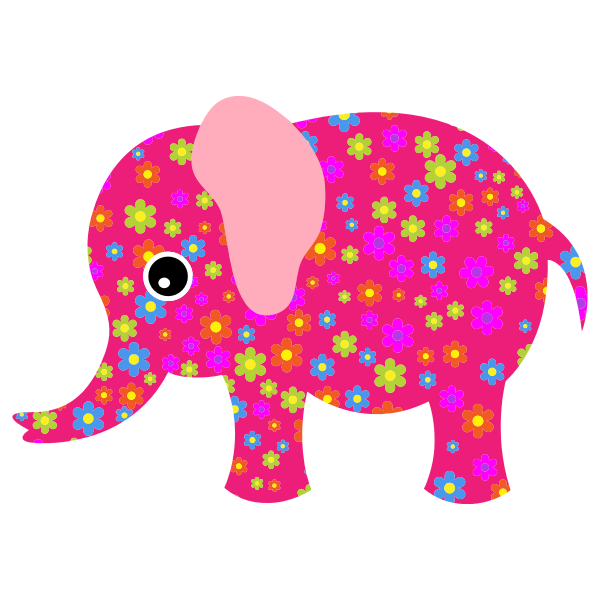 Colorful elephant