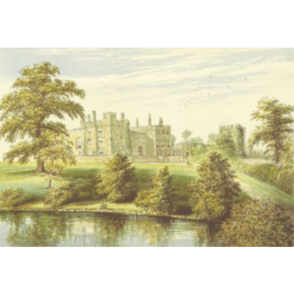 Ripley Castle vector clip art