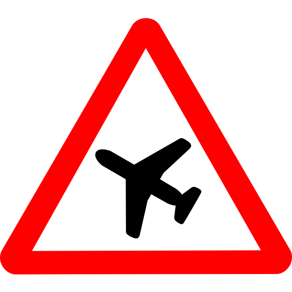 Roadsign Airplane