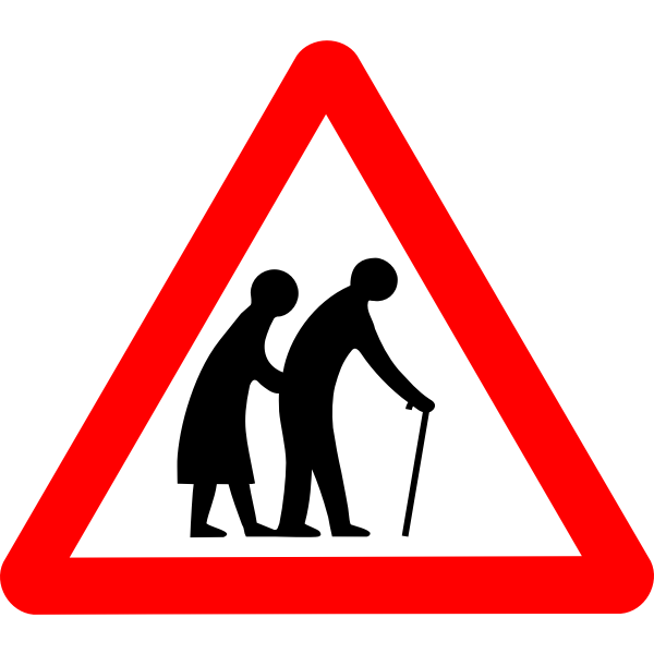 Old folks crossing