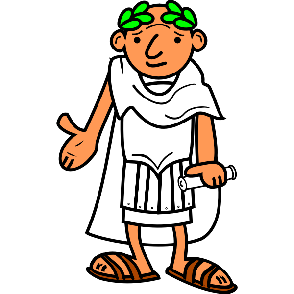 Roman emperor vector graphics