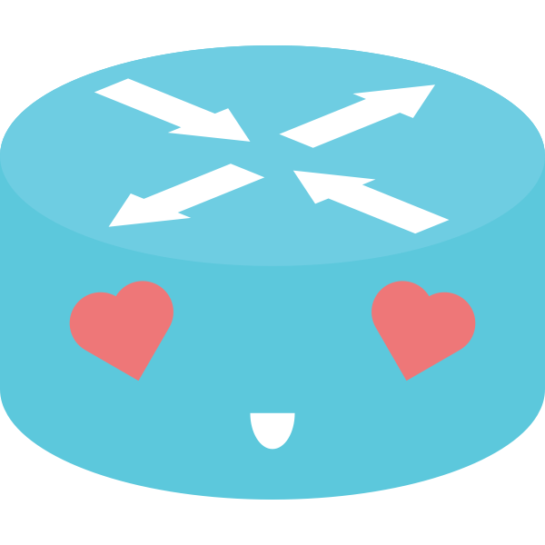 In love router emoji