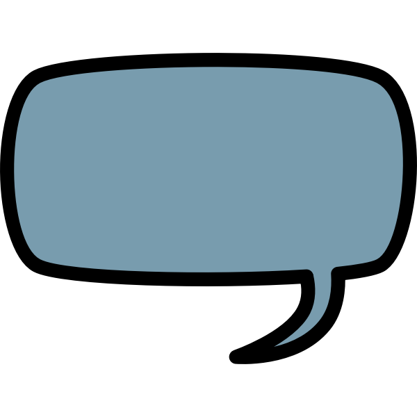 Color speech bubble vector image