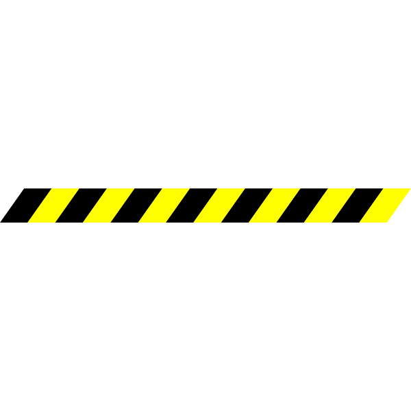 Warning Stripe Vector Clip Art