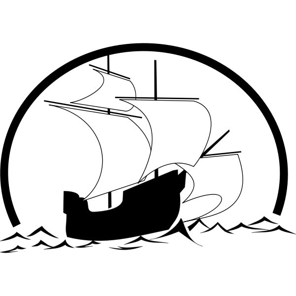 Sailboat outline