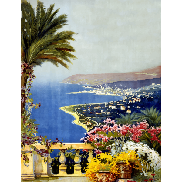 Sanremo's coastal scene