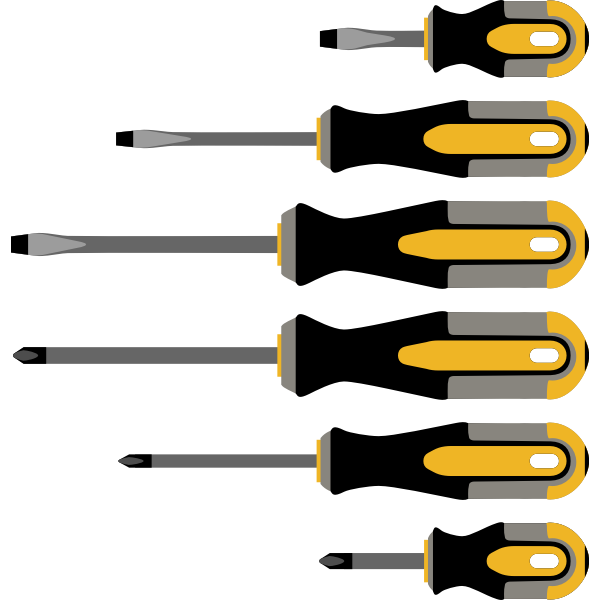 Different screwdrivers