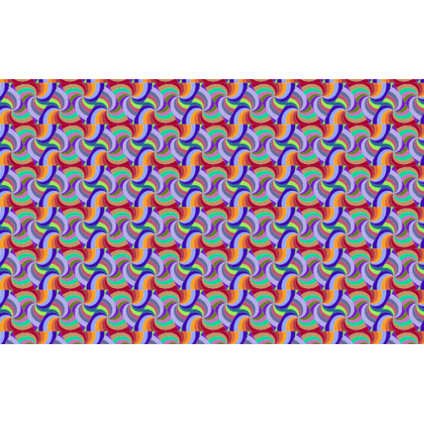 Seamless Groovy Triangular Pattern