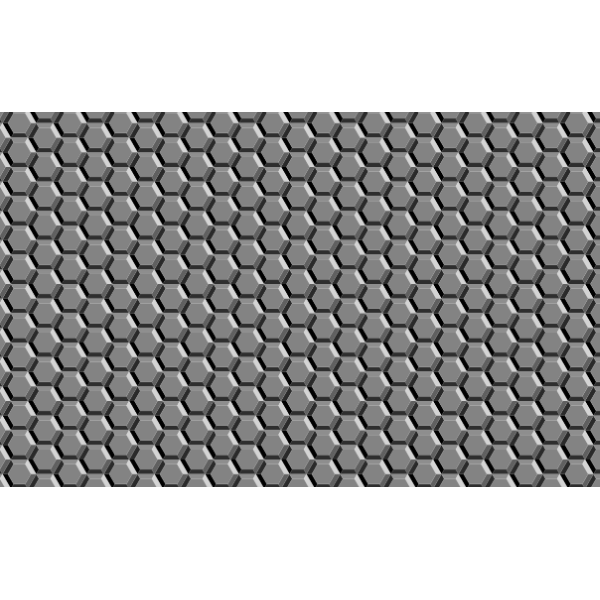 Grey hexagonal wallpaper