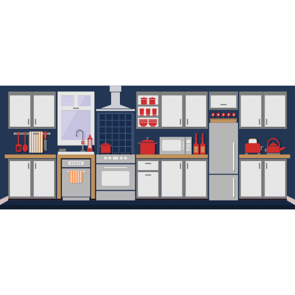 Simple kitchen