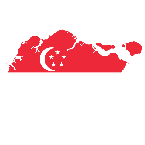 Singapore Map Flag