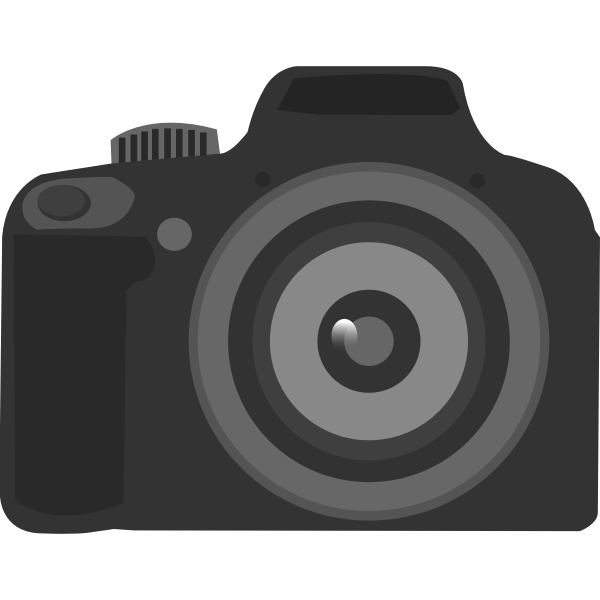 Simple amateur camera icon vector illustration