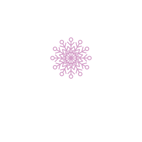 Pink snowflake