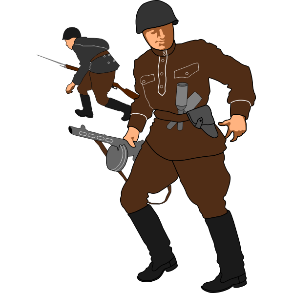 Soviet soldiers