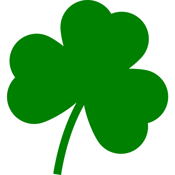 St Patrick Minimalist Clover   1 0 0