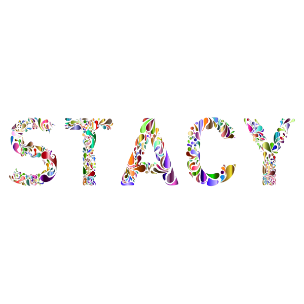 Stacy Typography No Background