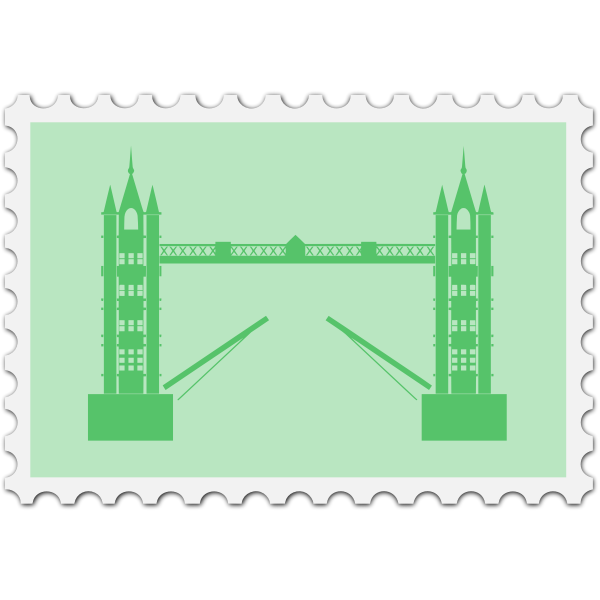 English stamp image