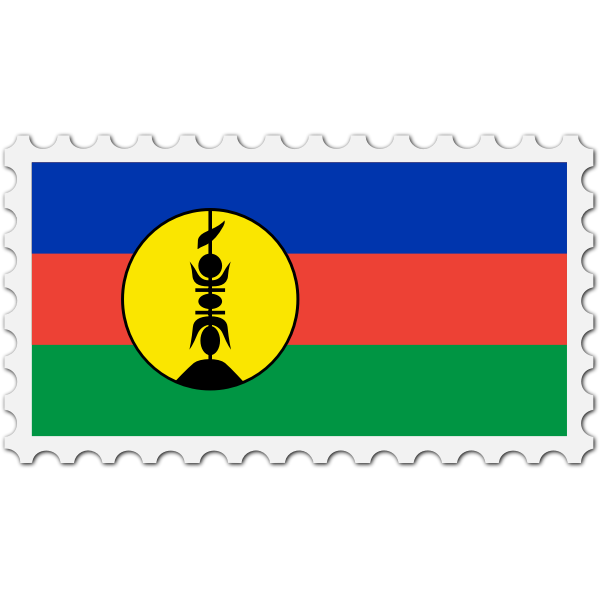 StampNewCaledoniaFlag