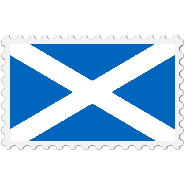 Stamp Scotland Flag