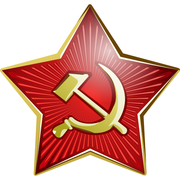 Star of Soviet soldier