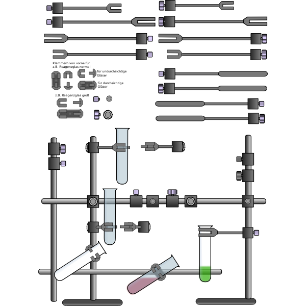 Laboratory support stands