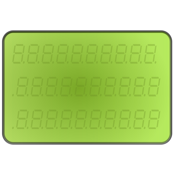 LCD-display-green