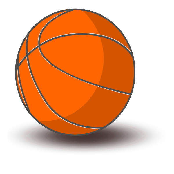 Basketball vector drawing