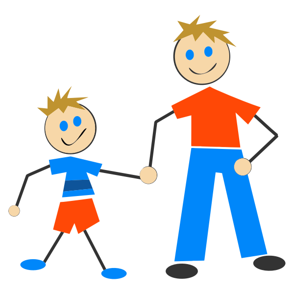 Figure And Son Stick Figure