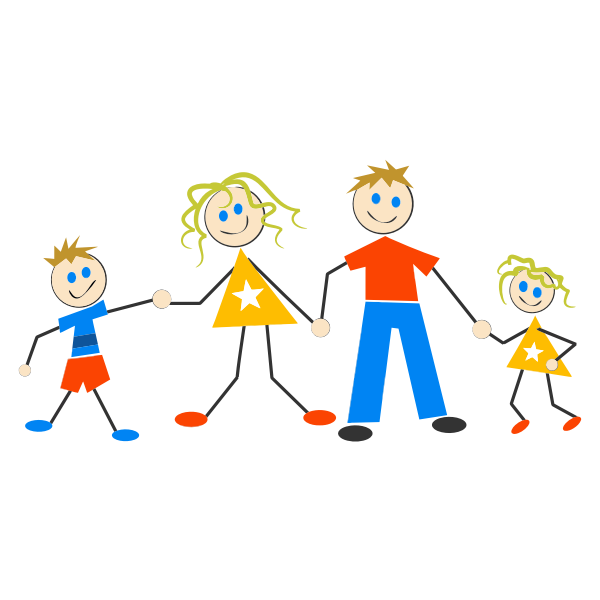 Stick Figure Family Illustration