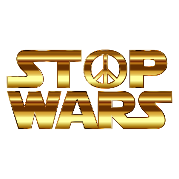 Stop Wars Gold Deeper Color Without Background