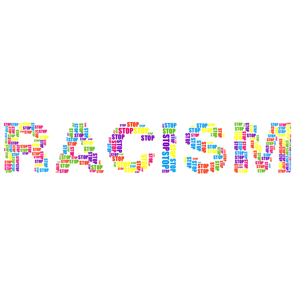 Racism typography