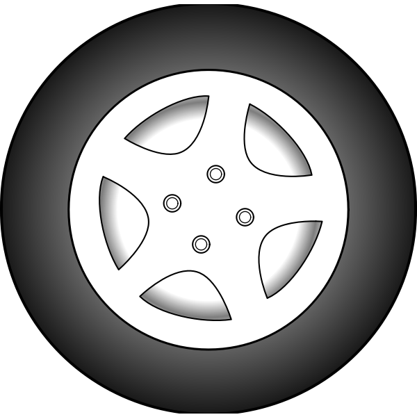 Wheel vector graphics