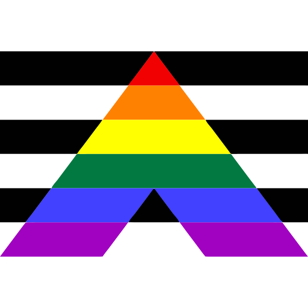 Straight ally flag 2016050524