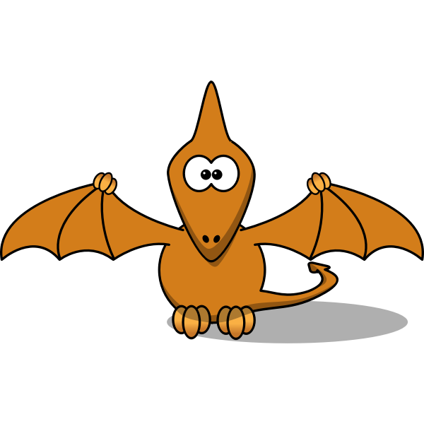 Cartoon pterodactyl